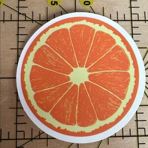 💜13/$13 +Bundle Sticker Sale| Orange Fruit Waterproof Sticker